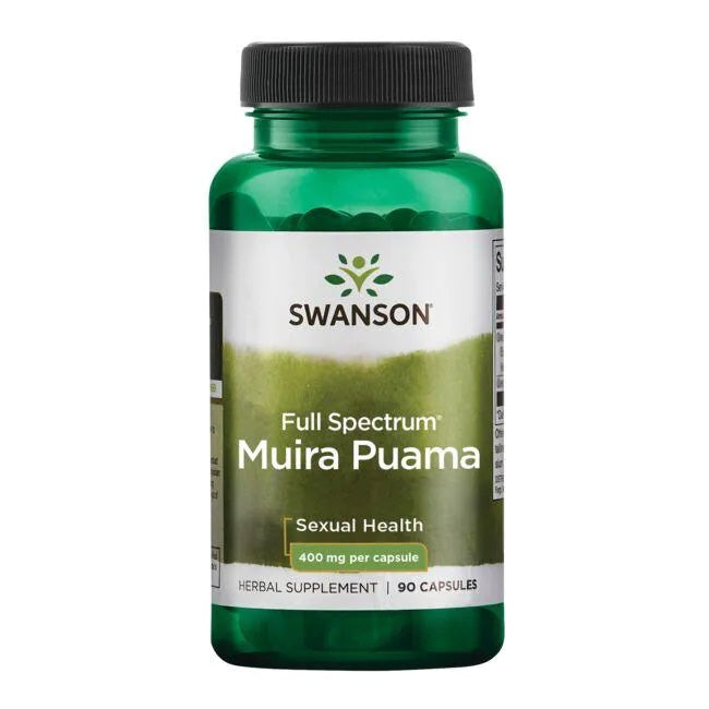 Swanson Full Spectrum Muira Puama, 400mg - 90 Caps - Lilly's Pharmacy