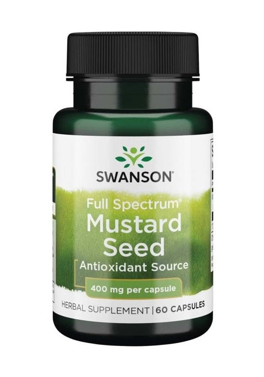 Swanson Full Spectrum Mustard Seed, 400mg - 60 Caps - Lilly's Pharmacy