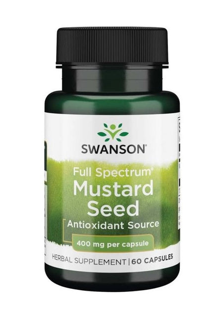 Swanson Full Spectrum Mustard Seed, 400mg - 60 Caps - Lilly's Pharmacy