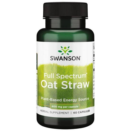 Swanson Full Spectrum Oat Straw, 400mg - 60 Caps - Lilly's Pharmacy