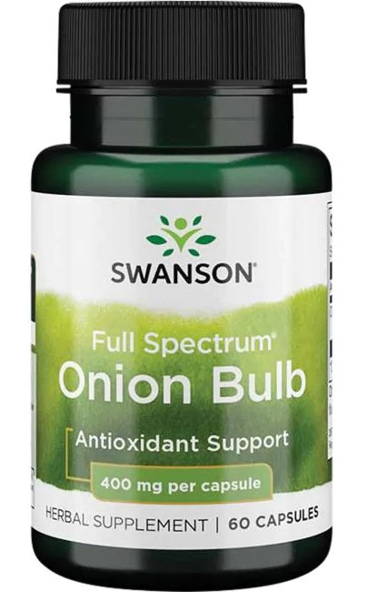 Swanson Full Spectrum Onion Bulb, 400mg - 60 Caps - Lilly's Pharmacy