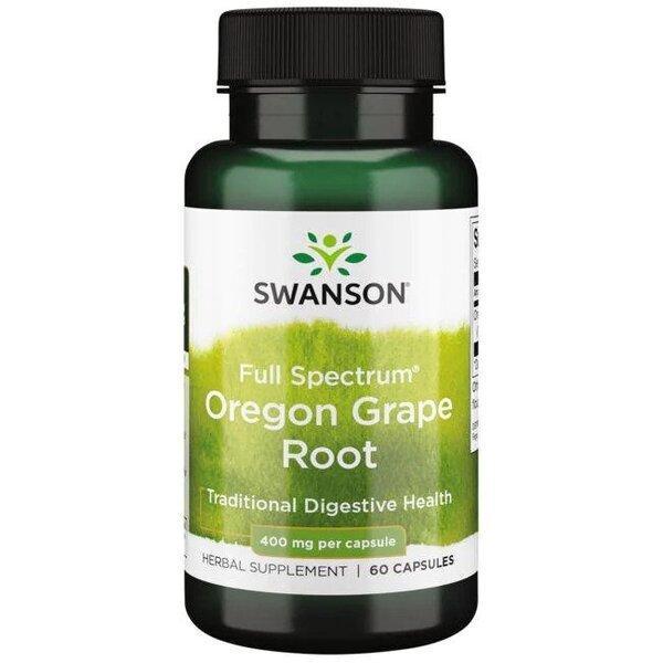 Swanson Full Spectrum Oregon Grape Root, 400mg - 60 caps - Lilly’s Pharmacy & Health Store