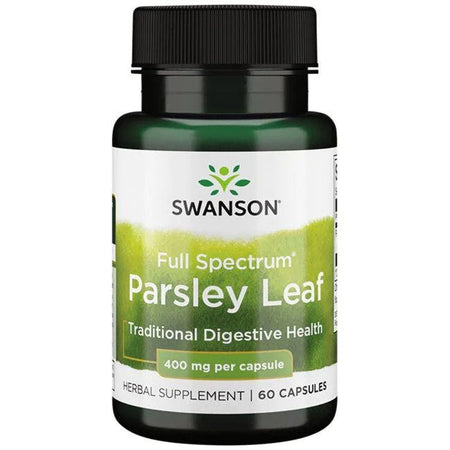 Swanson Full Spectrum Parsley Leaf, 400mg - 60 Caps - Lilly's Pharmacy