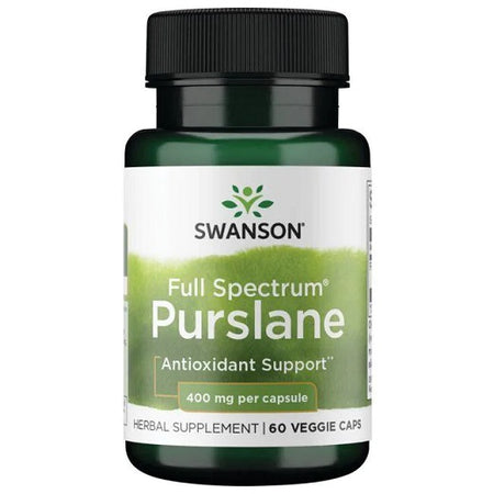 Swanson Full Spectrum Purslane, 400mg - 60 Vcaps - Lilly's Pharmacy