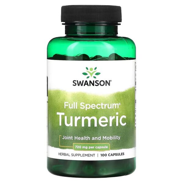 Swanson Full Spectrum Turmeric, 720mg - 100 Caps - Lilly's Pharmacy