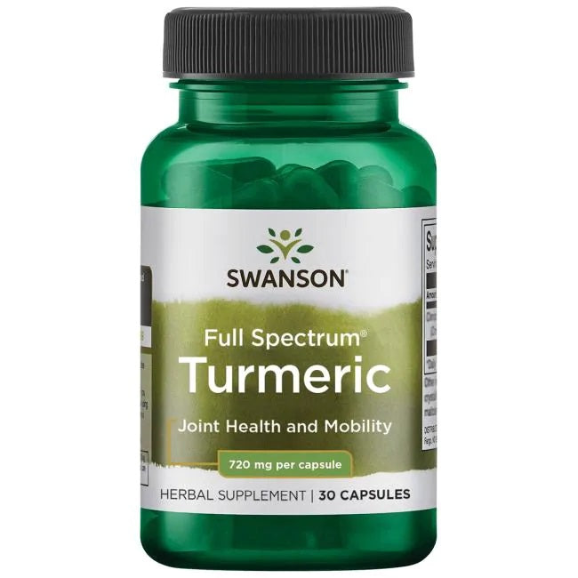 Swanson Full Spectrum Turmeric, 720mg - 30 Caps - Lilly's Pharmacy
