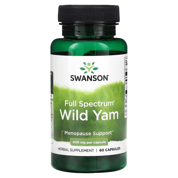 Swanson Full Spectrum Wild Yam, 400mg - 60 Caps - Lilly's Pharmacy