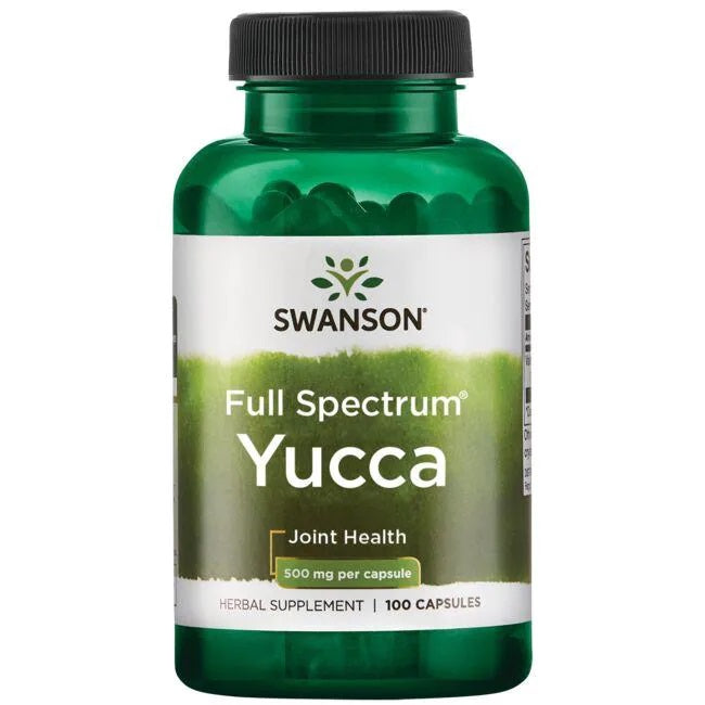 Swanson Full Spectrum Yucca, 500mg - 100 Caps - Lilly's Pharmacy