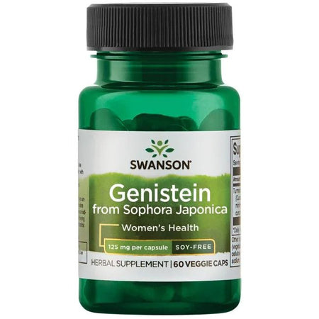 Swanson Genistein from Sophora Japonica, 125mg - 60 Vcaps - Lilly's Pharmacy