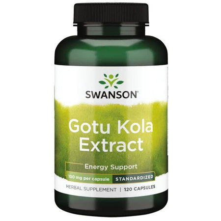 Swanson Gotu Kola Extract, 100mg - 120 Caps - Lilly's Pharmacy