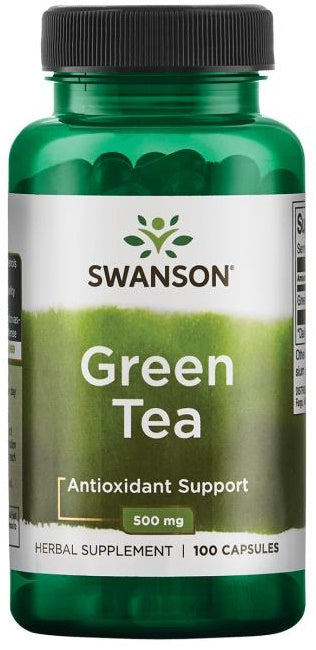 Swanson Green Tea, 500mg - 100 Caps - Lilly's Pharmacy