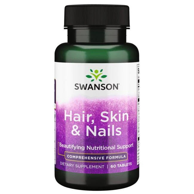 Swanson Hair, Skin & Nails - 60 tablets - Lilly's Pharmacy