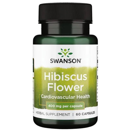 Swanson Hibiscus Flower, 400mg - 60 Caps - Lilly's Pharmacy