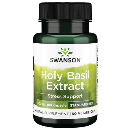 Swanson Holy Basil Extract, 400mg - 60 Vcaps - Lilly's Pharmacy