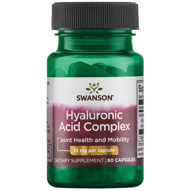 Swanson Hyaluronic Acid Complex, 33mg - 60 Caps - Lilly's Pharmacy