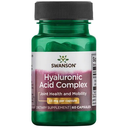 Swanson Hyaluronic Acid Complex, 33mg - 60 Caps - Lilly's Pharmacy