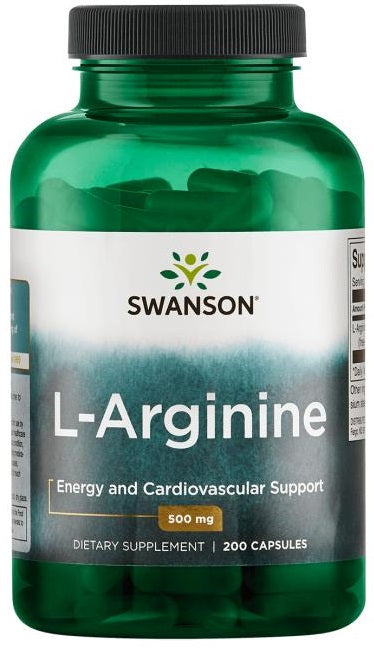Swanson L-Arginine, 500mg - 200 Caps - Lilly's Pharmacy