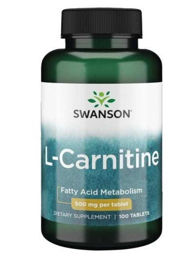 Swanson L-Carnitine, 500mg - 100 tablets - Lilly's Pharmacy