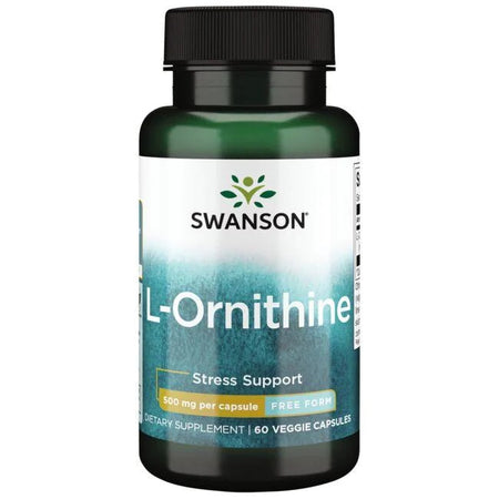 Swanson L-Ornithine, 500mg - 60 Vcaps - Lilly's Pharmacy
