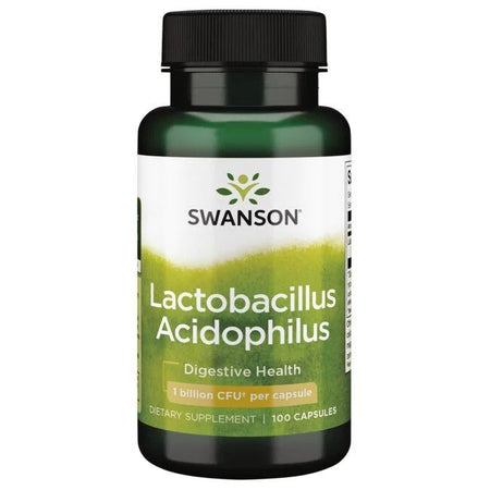 Swanson Lactobacillus Acidophilus, 1 billion CFU - 100 Caps - Lilly's Pharmacy