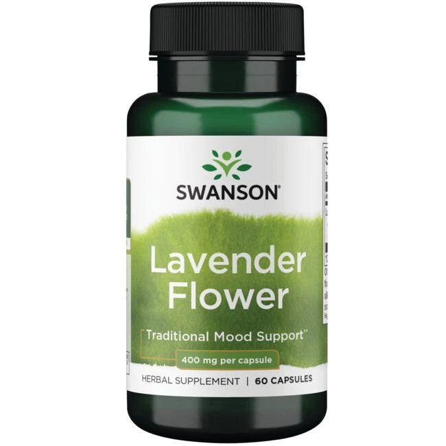Swanson Lavender Flower, 400mg - 60 caps - Lilly’s Pharmacy & Health Store