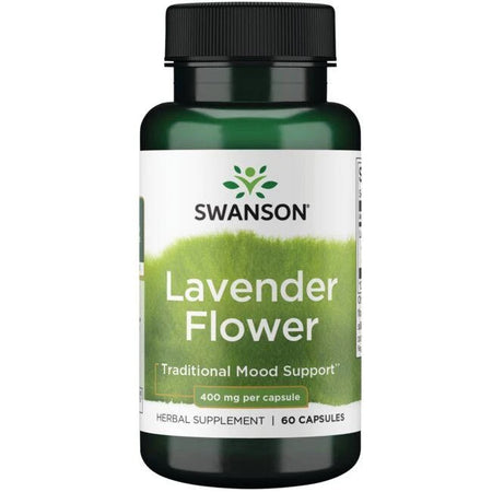 Swanson Lavender Flower, 400mg - 60 caps - Lilly’s Pharmacy & Health Store