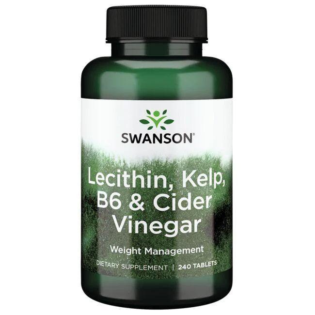 Swanson Lecithin, Kelp, B6 & Cider Vinegar - 240 tablets - Lilly’s Pharmacy & Health Store