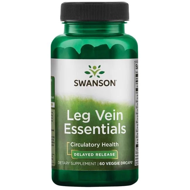 Swanson Leg Vein Essentials, Delayed Release - 60 Vcaps - Lilly's Pharmacy