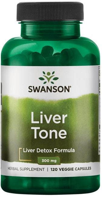 Swanson Liver Tone Liver Detox Formula, 300mg - 120 Vcaps - Lilly's Pharmacy