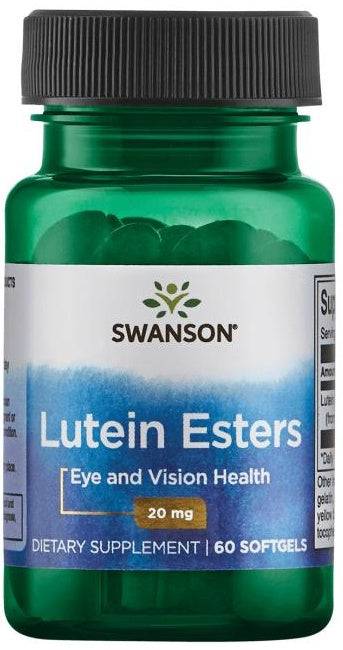 Swanson Lutein Esters, 20mg - 60 softgels - Lilly's Pharmacy