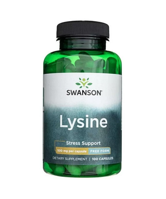 Swanson Lysine, 500mg Free-Form - 100 Caps - Lilly's Pharmacy