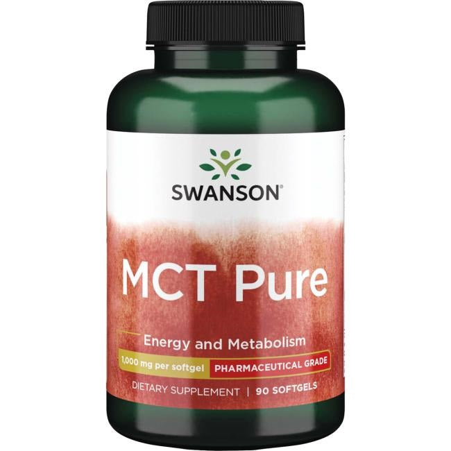 Swanson MCT Pure, 1000mg - 90 softgels - Lilly’s Pharmacy & Health Store