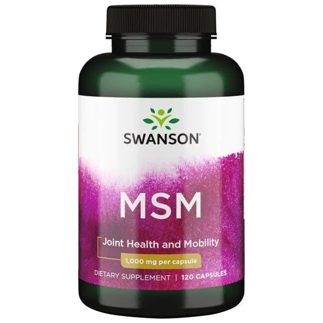 Swanson MSM, 1000mg - 120 Caps - Lilly's Pharmacy