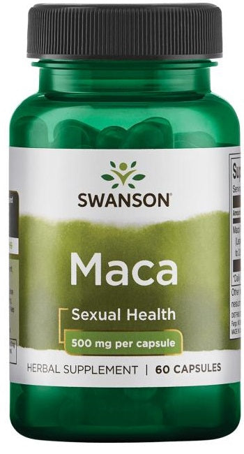 Swanson Maca Extract, 500mg - 60 Caps - Lilly's Pharmacy