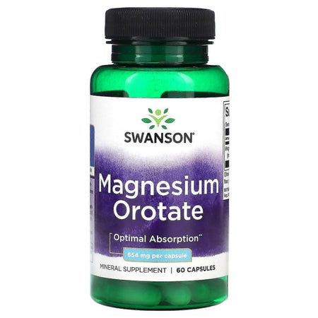 Swanson Magnesium Orotate - 60 Caps - Lilly's Pharmacy