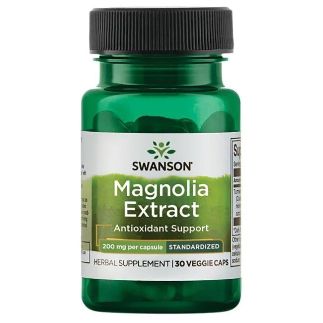 Swanson Magnolia Extract, 200mg - 30 Vcaps - Lilly's Pharmacy