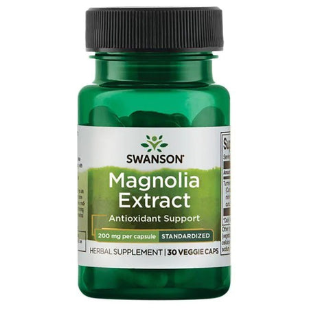 Swanson Magnolia Extract, 200mg - 30 Vcaps - Lilly's Pharmacy