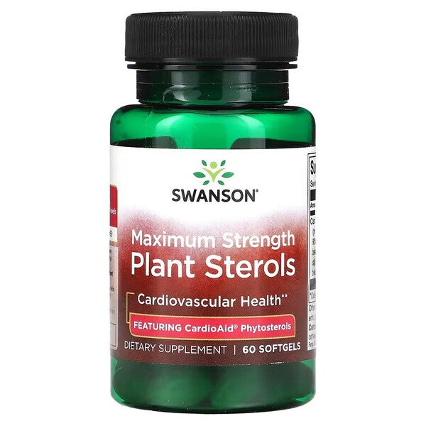 Swanson Maximum Strength Plant Sterols CardioAid - 60 softgels - Lilly's Pharmacy