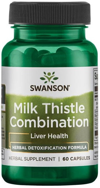 Swanson Milk Thistle Combination - 60 Caps - Lilly's Pharmacy