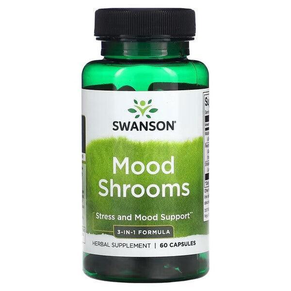 Swanson Mood Shrooms - 60 caps - Lilly’s Pharmacy & Health Store