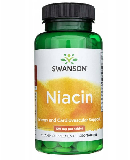 Swanson Niacin, 100mg - 250 tablets - Lilly’s Pharmacy & Health Store