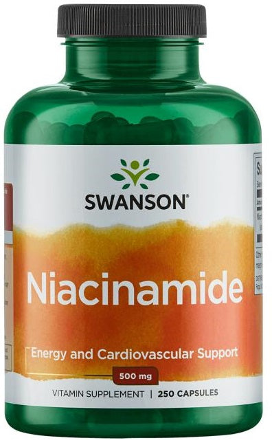 Swanson Niacinamide, 500mg - 250 Caps - Lilly's Pharmacy