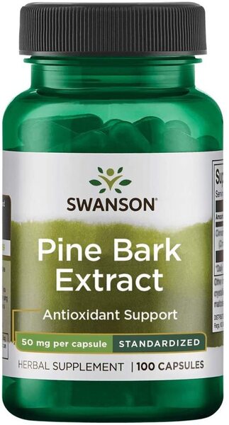 Swanson Pine Bark Extract, 50mg - 100 Caps - Lilly's Pharmacy