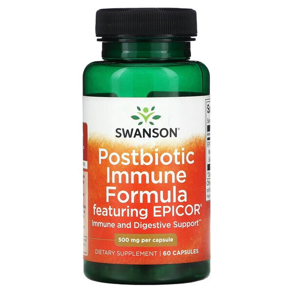 Swanson Postbiotic Immune Formula featuring EPICOR - 60 Caps - Lilly's Pharmacy
