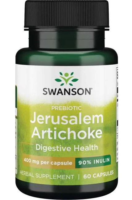 Swanson Prebiotic Jerusalem Artichoke, 400mg - 60 Caps - Lilly's Pharmacy