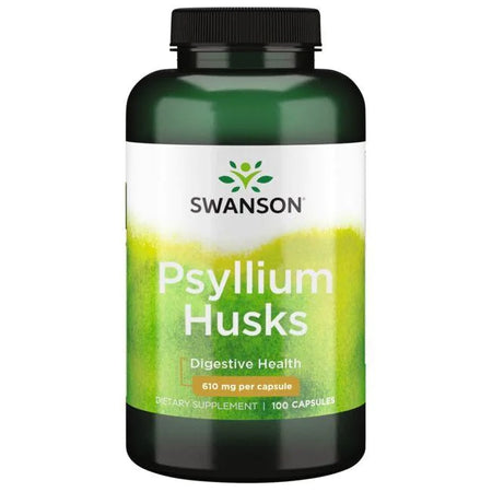Swanson Psyllium Husks, 610mg - 100 Caps - Lilly's Pharmacy