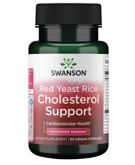Swanson Red Yeast Rice Cholesterol Support - 60 Vcaps - Lilly's Pharmacy