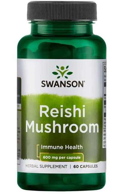 Swanson Reishi Mushroom, 600mg - 60 Caps - Lilly's Pharmacy