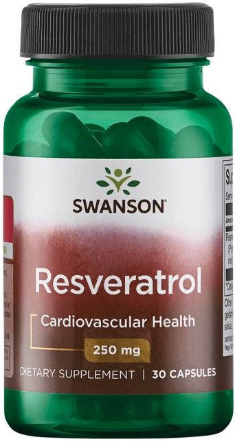 Swanson Resveratrol, 250mg - 30 Caps - Lilly's Pharmacy