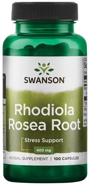 Swanson Rhodiola Rosea Root, 400mg - 100 Caps - Lilly's Pharmacy